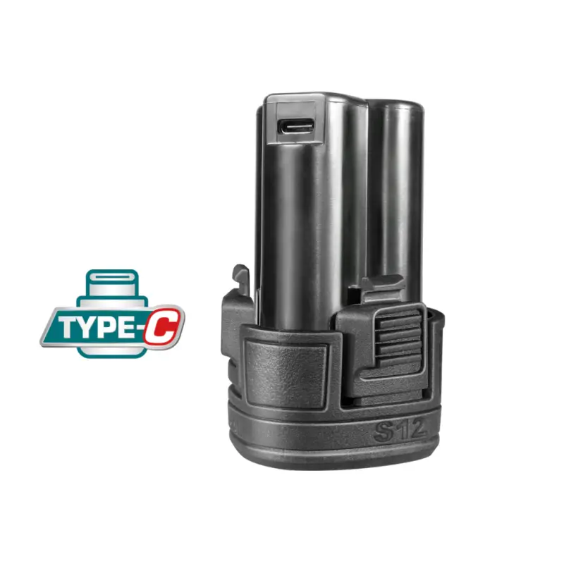 Bateria 12v redonda Total TBLI12153