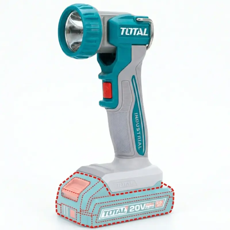Lampara de Trabajo 20V 450 Lumens INDUSTRIAL TOTAL TWLI2058