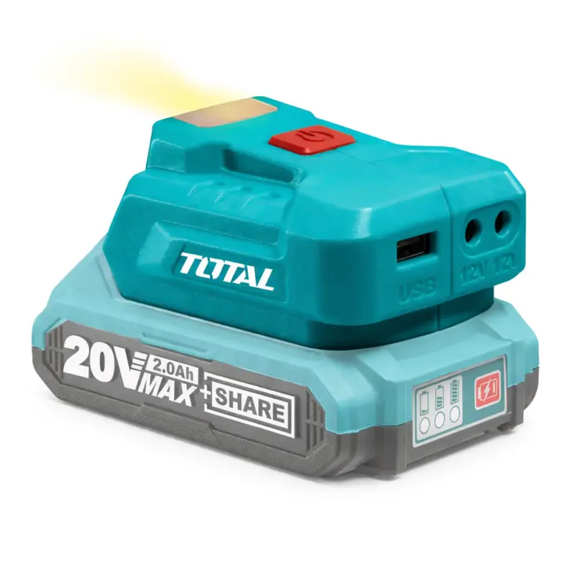 Cargador USB 20V TOTAL TUCLI2022