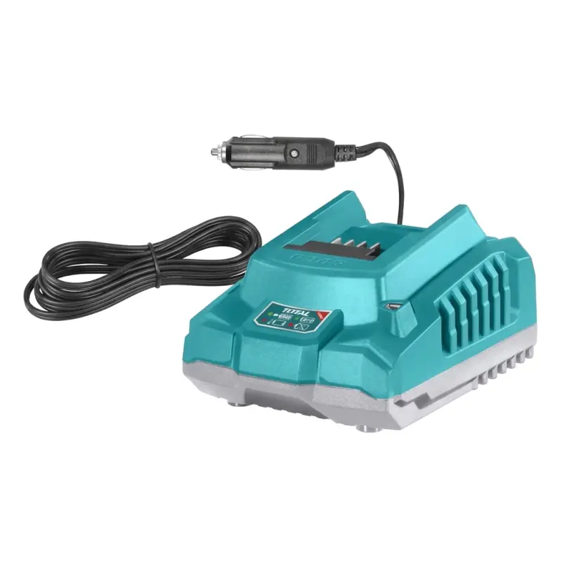Cargador de Bateria Conectable a Vehiculos 20V 2.0 Ah INDUSTRIAL TOTAL TFCLI2012