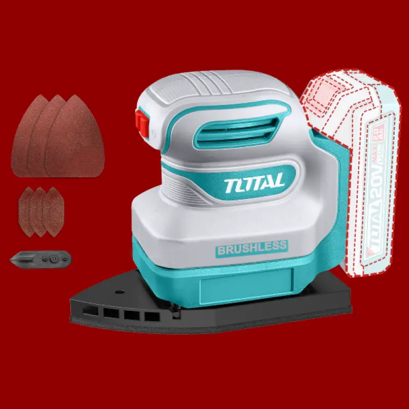 Lijadora Delta 20V BL INDUSTRIAL TOTAL TPSLI2024