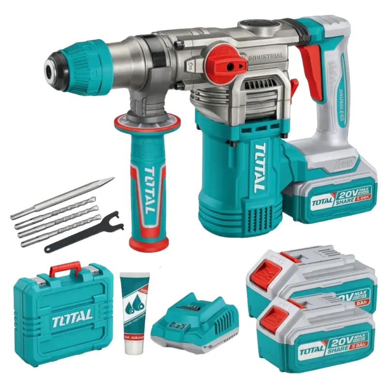 Rotomartillo SDS PLUS 20V BL 28mm INDUSTRIAL TOTAL TRHLI202885-4