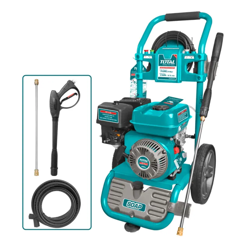 Hidrolavadora Industrial A Explosión 214 Bar 6 Hp 4t Total TGT250105