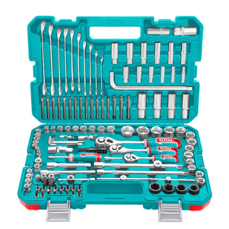 Caja de Herramientas de 139 Pcs Industrial TOTAL THKTHP21396
