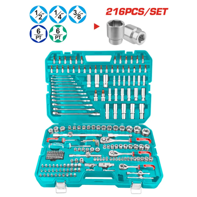 Caja de Herramientas de 216 Pcs THKTHP22166