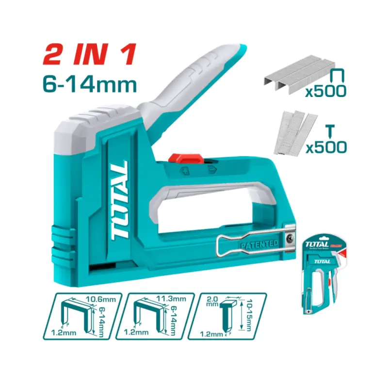 Engrampadora Manual 2 en 1 INDUSTRIAL TOTAL THT31146