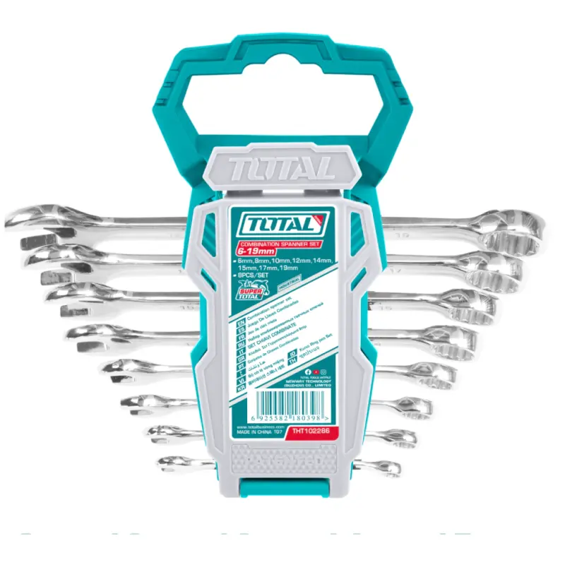 Set Llaves Combinadas 8 Pcs INDUSTRIAL TOTAL THT102286