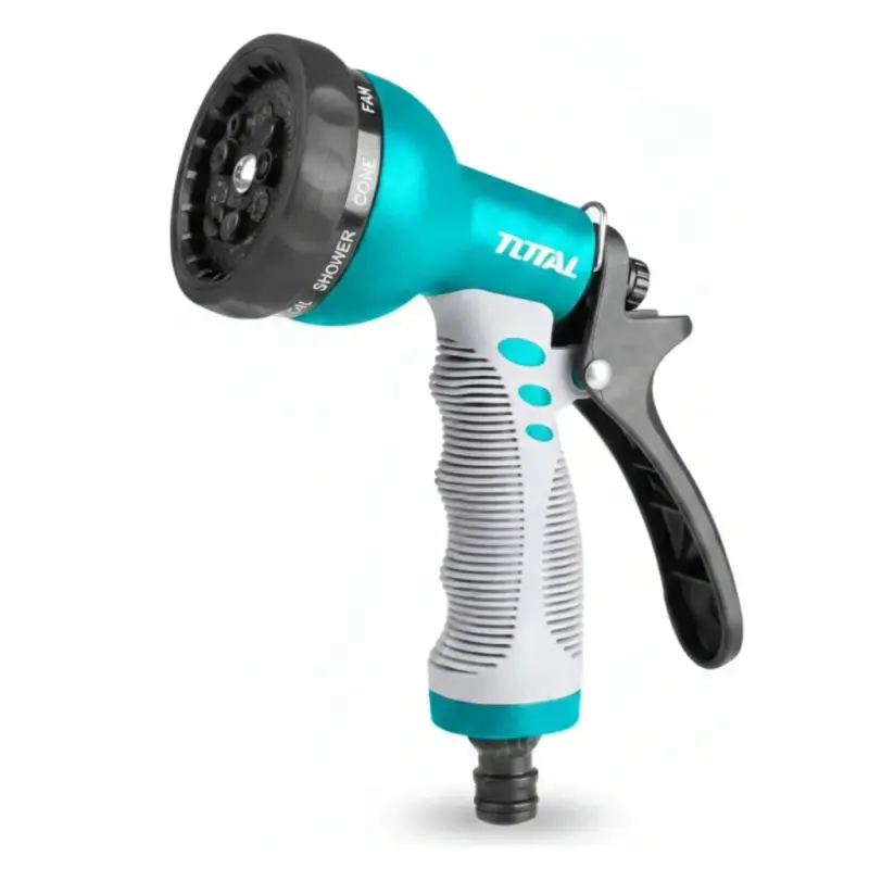 Pistola De Riego De 9 Posiciones Total Multichorro Jardin THWS010901