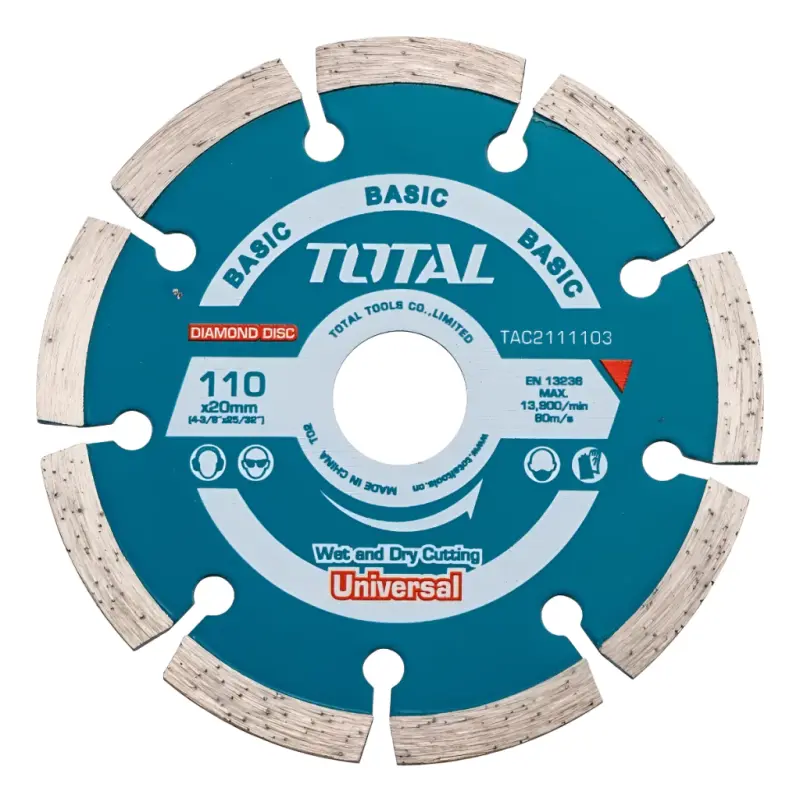 Disco Diamantado Segmentado 110mm Mármol Concreto Hormigón TAC2111103