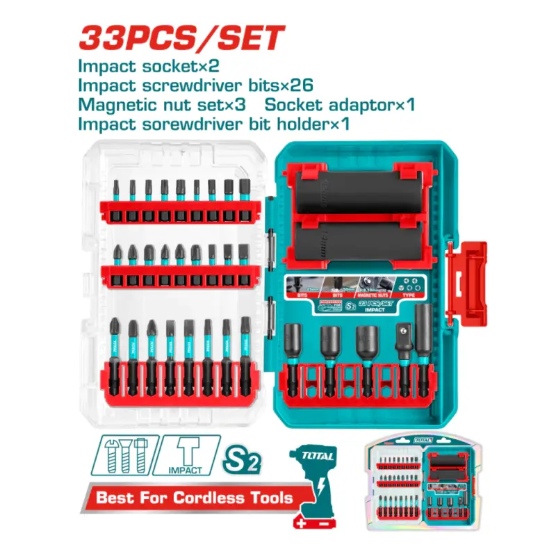 Set de 33 Accesorios de Impacto TACSDL63306